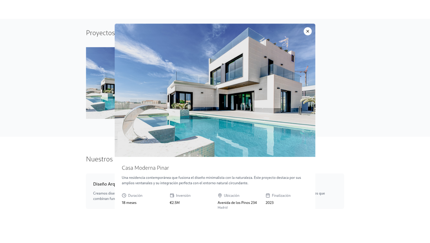 Template de Arquitectura html